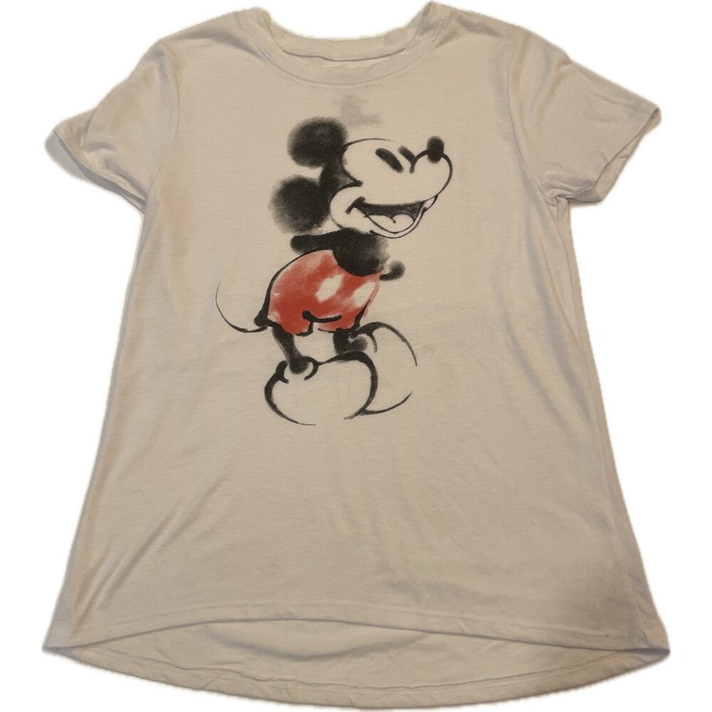 Mickey Mouse Vintage Style Tee Small Disney Shirt